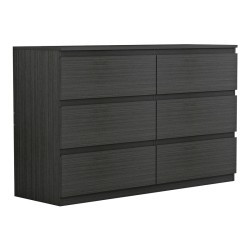 Συρταριέρα Cindy  6 συρταριών wenge 120x40x75εκ Model: 230-000024