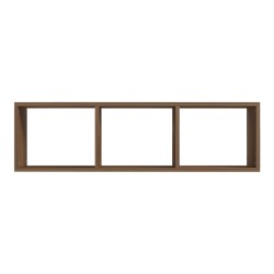 Ραφιέρα τοίχου Mikoro  σε φυσική απόχρωση 90x22x25.6εκ