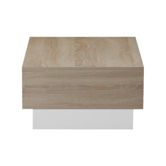 Τραπέζι σαλονιού Dekost σε sonoma-λευκή απόχρωση 105x50x32εκ Τραπέζι σαλονιού Dekost σε sonoma-λευκή απόχρωση 105x50x32εκ