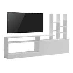 Σύνθετο σαλονιού Seruno  λευκό 170x25x100εκ