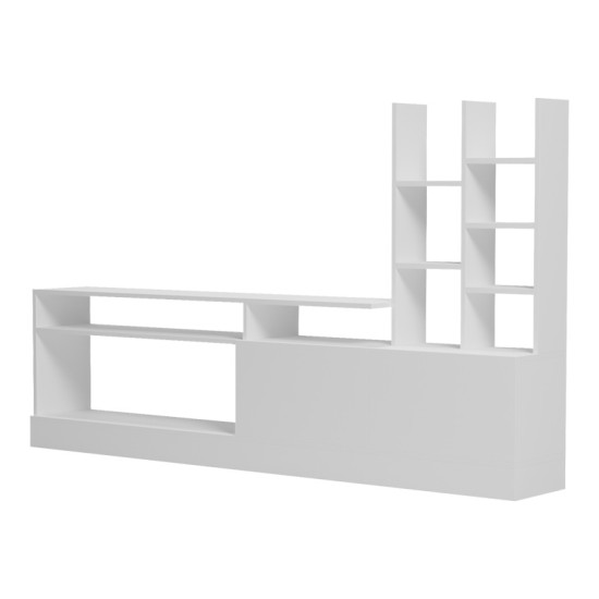 Σύνθετο σαλονιού Seruno σε λευκή απόχρωση 170x25x100εκ Σύνθετο σαλονιού Seruno σε λευκή απόχρωση 170x25x100εκ