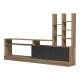 Σύνθετο σαλονιού Seruno  oak - μαύρο μαρμάρου 170x25x100εκ