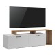 Έπιπλο τηλεόρασης Tobler σε oak- λευκή απόχρωση 170x40x53εκ Έπιπλο τηλεόρασης Tobler σε oak- λευκή απόχρωση 170x40x53εκ