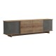 Έπιπλο τηλεόρασης Zafore σε oak-καφέ antique απόχρωση 180x33x50εκ Έπιπλο τηλεόρασης Zafore σε oak-καφέ antique απόχρωση 180x33x50εκ