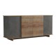 Μπουφές Zafore σε oak - καφέ antique απόχρωση 180x45x80εκ Μπουφές Zafore σε oak - καφέ antique απόχρωση 180x45x80εκ