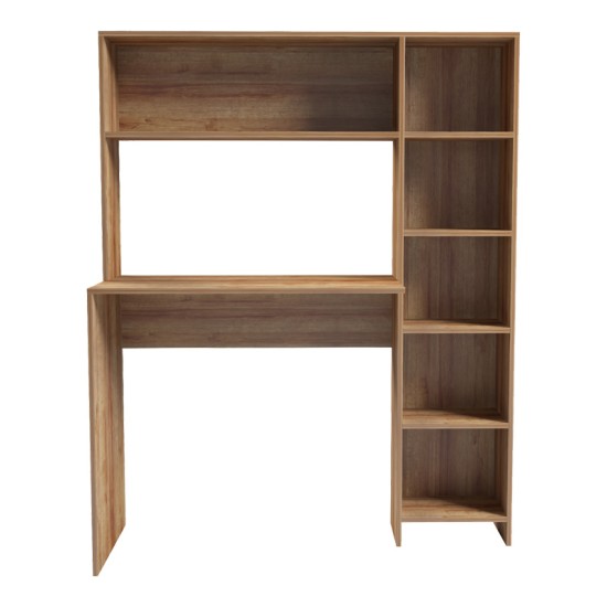 Γραφείο με βιβλιοθήκη Janson σε oak απόχρωση 113.2x40x141.8εκ Γραφείο με βιβλιοθήκη Janson σε oak απόχρωση 113.2x40x141.8εκ