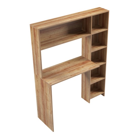 Γραφείο με βιβλιοθήκη Janson σε oak απόχρωση 113.2x40x141.8εκ Γραφείο με βιβλιοθήκη Janson σε oak απόχρωση 113.2x40x141.8εκ