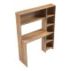 Γραφείο με βιβλιοθήκη Janson σε oak απόχρωση 113.2x40x141.8εκ Γραφείο με βιβλιοθήκη Janson σε oak απόχρωση 113.2x40x141.8εκ