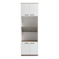 Ντουλάπα κουζίνας Rowan  σε λευκή-sonoma απόχρωση 60x42x182εκ