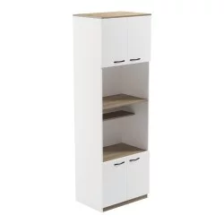 Ντουλάπα κουζίνας Rowan  σε λευκή-sonoma απόχρωση 60x42x182εκ