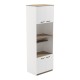 Ντουλάπα κουζίνας Rowan  σε λευκή-sonoma απόχρωση 60x42x182εκ