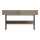 Κονσόλα Vien  σε sonoma-μαύρη απόχρωση 139x43x75.5εκ