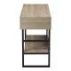 Κονσόλα Vien  σε sonoma-μαύρη απόχρωση 139x43x75.5εκ