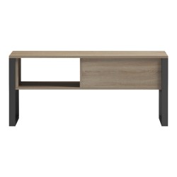 Τραπέζι σαλονιού Bendon  σε sonoma-μαύρη απόχρωση 100x60x44.5εκ Τραπέζι σαλονιού Bendon  σε sonoma-μαύρη απόχρωση 100x60x44.5εκ