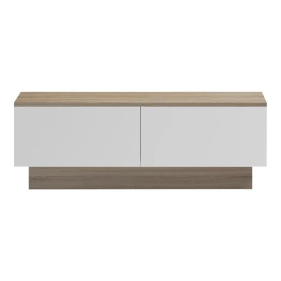 Τραπέζι σαλονιού Winey  σε sonoma-λευκή απόχρωση 90x60x31.5εκ