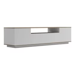 Έπιπλο τηλεόρασης Winey  σε sonoma-λευκή απόχρωση 180x44.5x44.5εκ
