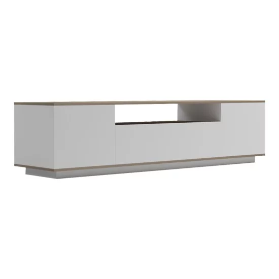 Έπιπλο τηλεόρασης Winey  σε sonoma-λευκή απόχρωση 180x44.5x44.5εκ