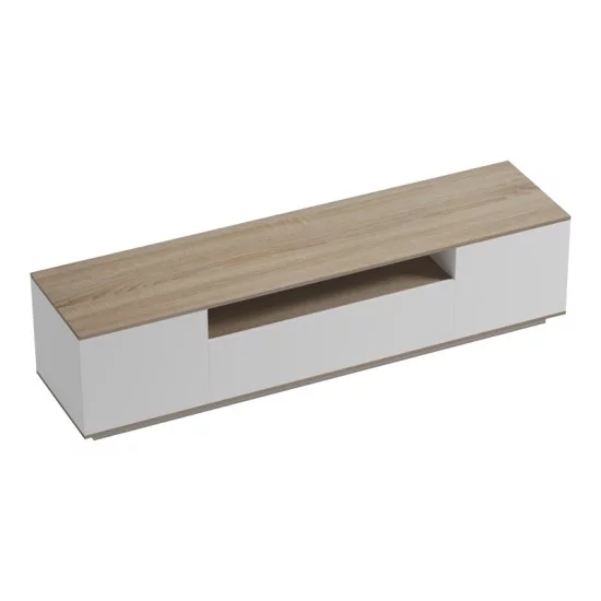 Έπιπλο τηλεόρασης Winey  σε sonoma-λευκή απόχρωση 180x44.5x44.5εκ