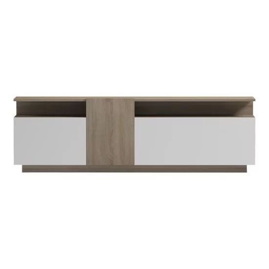 Μπουφές Vendora  σε sonoma-λευκή απόχρωση 150x29.5x46.3εκ