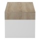 Τραπέζι σαλονιού Consa  sonoma - λευκό 120x60x52.8εκ