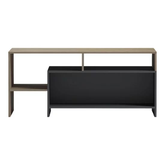 Τραπέζι σαλονιού Consa  sonoma - ανθρακί 120x60x53.6εκ