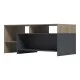 Τραπέζι σαλονιού Consa  sonoma - ανθρακί 120x60x53.6εκ