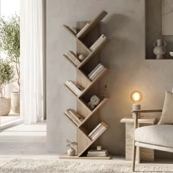 Βιβλιοθήκη Fyllo  sonoma 50x25x141.5εκ