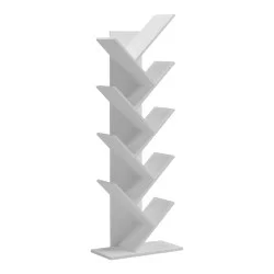 Βιβλιοθήκη Fyllo  λευκό 50x25x141.5εκ