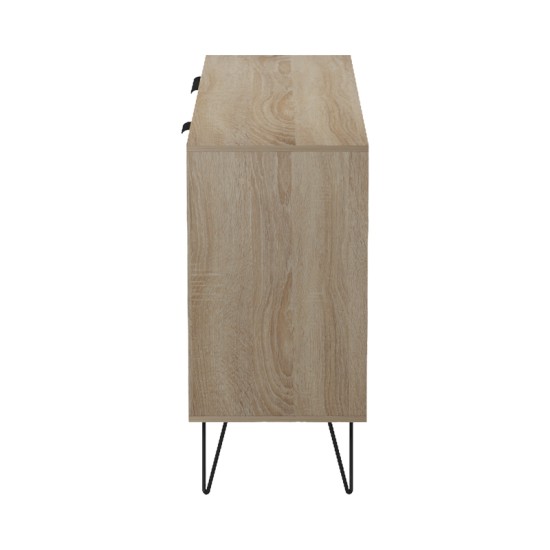 Μπουφές Balain  sonoma-γκρι μπεζ όψη μαρμάρου 142x35.5x83εκ