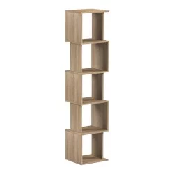 Βιβλιοθήκη Cubik  sonoma 35x30x161εκ