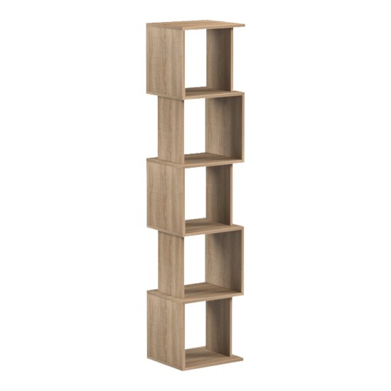 Βιβλιοθήκη Cubik  sonoma 35x30x161εκ