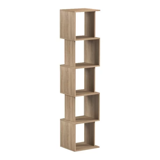 Βιβλιοθήκη Cubik  sonoma 35x30x161εκ