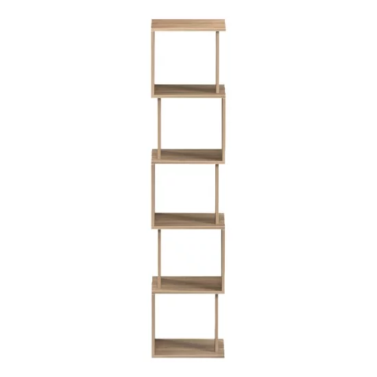 Βιβλιοθήκη Cubik  sonoma 35x30x161εκ