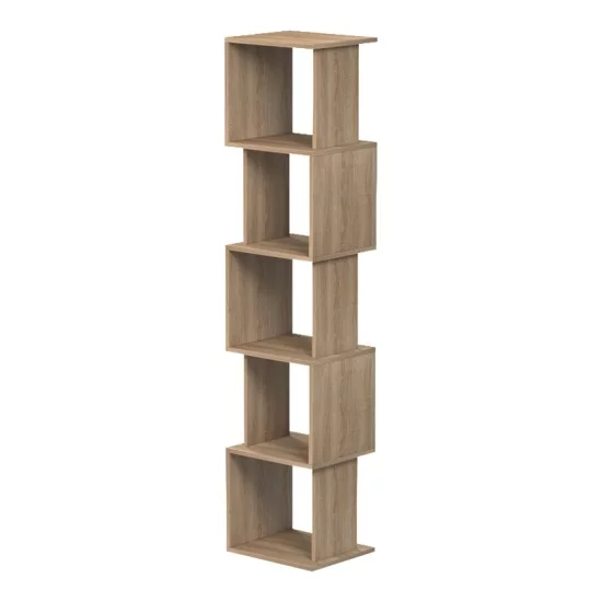 Βιβλιοθήκη Cubik  sonoma 35x30x161εκ
