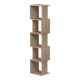 Βιβλιοθήκη Cubik  sonoma 35x30x161εκ