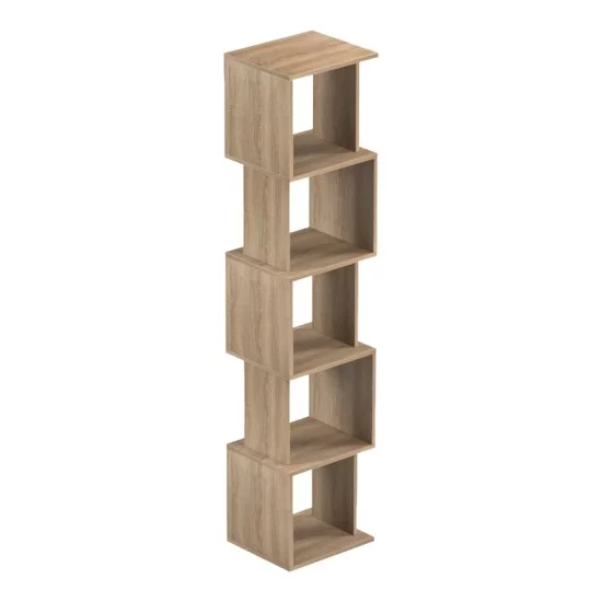 Βιβλιοθήκη Cubik  sonoma 35x30x161εκ