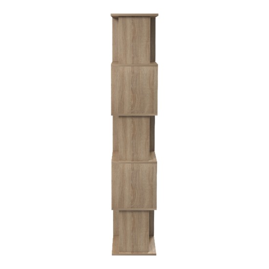 Βιβλιοθήκη Cubik  sonoma 35x30x161εκ