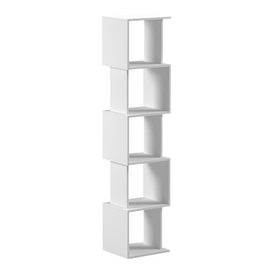 Βιβλιοθήκη Cubik  λευκό 35x30x161εκ
