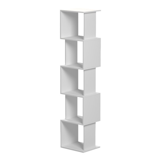 Βιβλιοθήκη Cubik  λευκό 35x30x161εκ