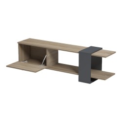 Έπιπλο τηλεόρασης Standi  σε sonoma-ανθρακί 120x25x36.8εκ