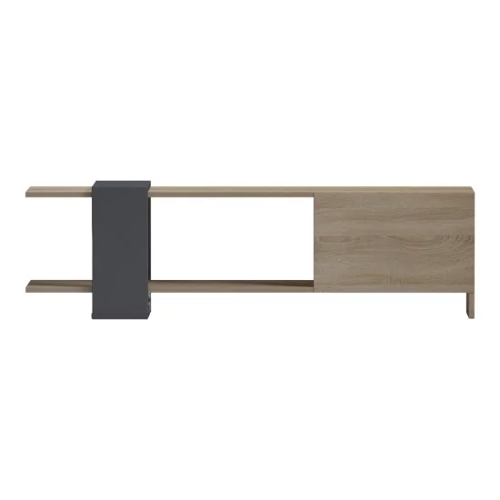 Έπιπλο τηλεόρασης Standi  σε sonoma-ανθρακί 120x25x36.8εκ