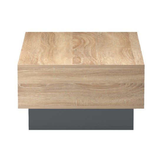 Τραπέζι σαλονιού Dekost  σε sonoma-ανθρακί 105x50x32εκ