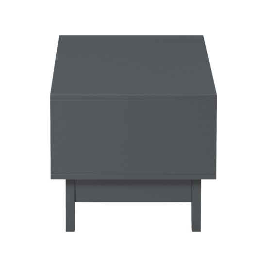 Τραπέζι σαλονιού Judas  ανθρακί-sonoma 90x45x38.5εκ