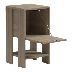 Κομοδίνο Reppo  sonoma 30x30x55εκ