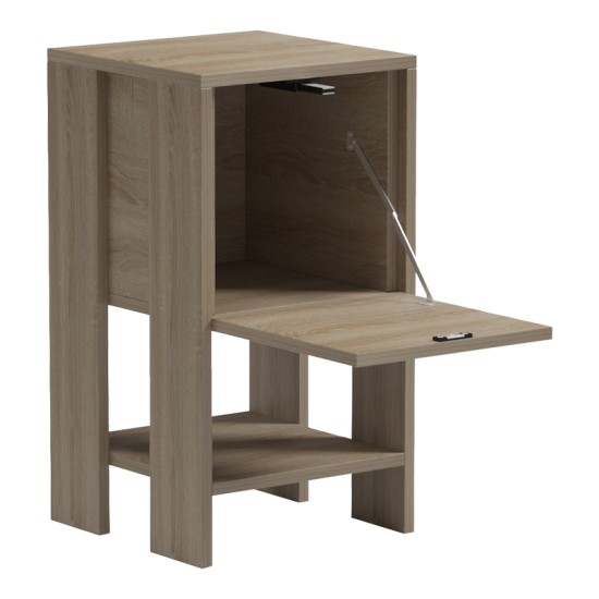 Κομοδίνο Reppo  sonoma 30x30x55εκ