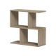 Βοηθητικό τραπέζι-βιβλιοθήκη Wesmol  sonoma 50x20x50εκ