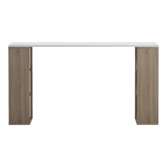 Γραφείο εργασίας Praga  sonoma-λευκό 140x60x75εκ