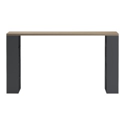 Γραφείο με ραφιέρα Labirent   ανθρακί-sonoma 140x60x75εκ