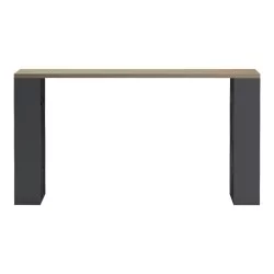 Γραφείο με ραφιέρα Labirent   ανθρακί-sonoma 140x60x75εκ