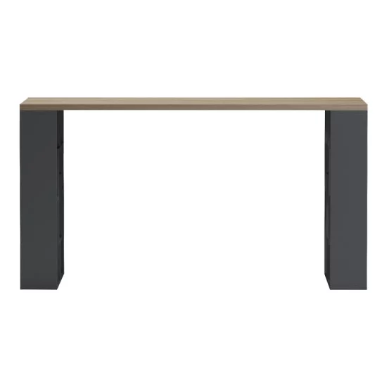 Γραφείο εργασίας Lovet  ανθρακί-sonoma 140x60x75εκ